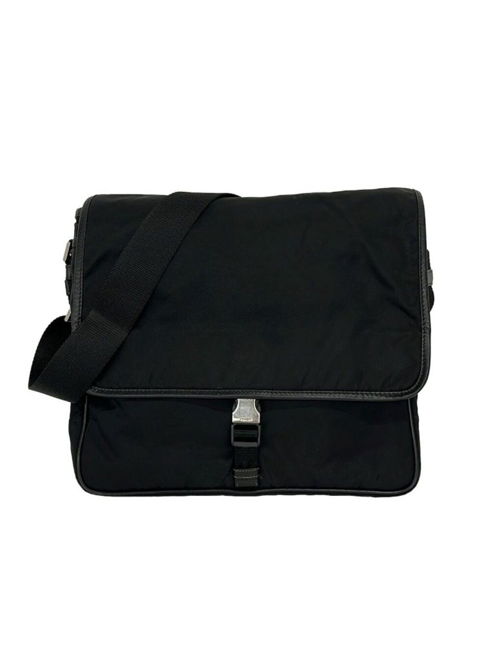 Prada Shoulder Bag Black Leather